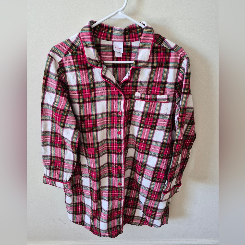 Hanna Andersson Plaid Flannel Nightgown